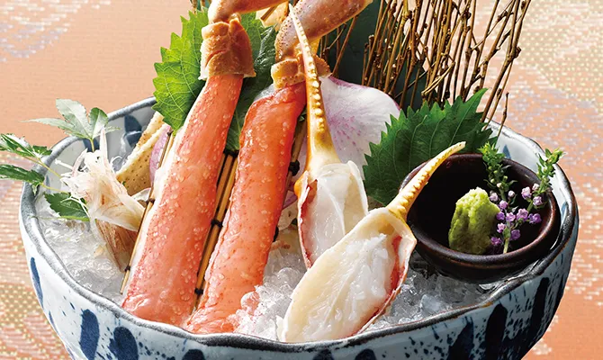 本ずわいかに刺し