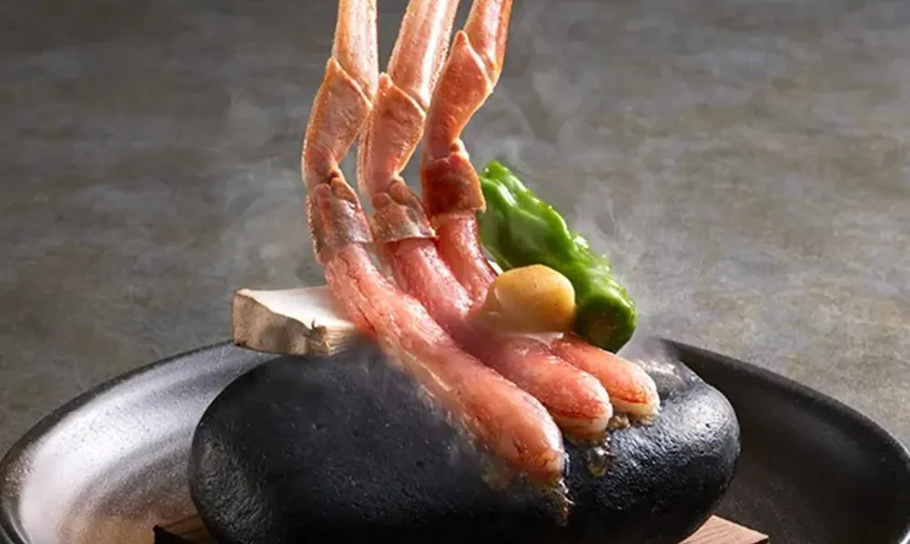 本ずわいかに石焼ステーキ